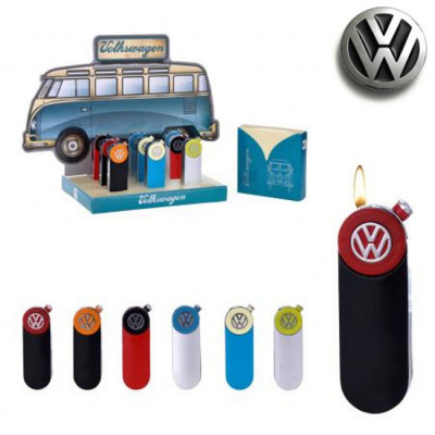 Champ Volkswagen - Piezo aansteker - Oval Metal - Display (9-stuks)
