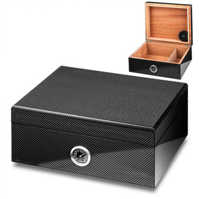 Humidor Bookwill Carbon 263x223x110mm