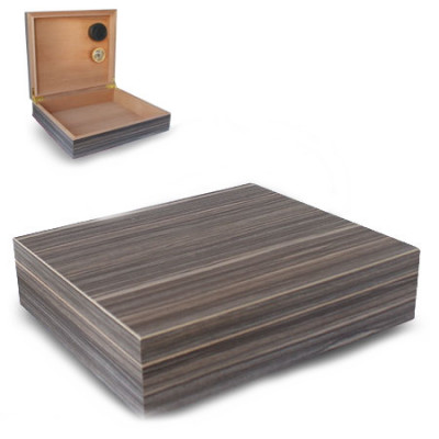 Humidor Bookwill Zebrano / 262x222x65 mm