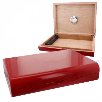 Humidor Rood Lak 260x195x60mm