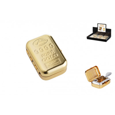 Angelo - Tas-asbak - 60x40x20mm - Goud - Display (9-stuks)