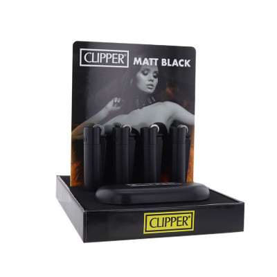 Clipper - Metal - Black Small 12-displ + giftbox