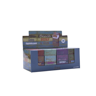 Champ - Sigarettenbox - Beach motief 20 Sig. - Display (20-stuks)