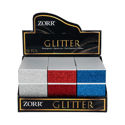 Zorr - Sig.box/huls - Plastic - 85mm - 20 Sig - Glitter - Display (12-stuks)