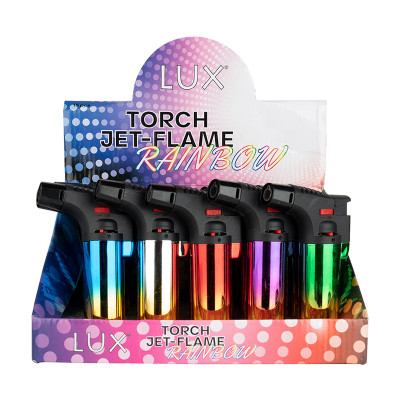Lux - Torch - JetFlame Rainbow - Display (15-stuks)