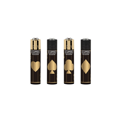 Clipper - Vuursteen aansteker - Gold Digger - Display (48-stuks)