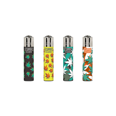 Clipper Micro - Vuursteen aansteker - Ganja Everywhere - Display (48-stuks)