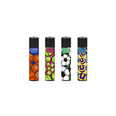 Clipper - Vuursteen aansteker - Active Details - Display (48-stuks)