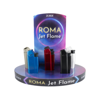 Zorr - JetFlame aansteker - Roma - Display (6-stuks)