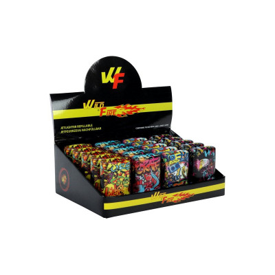 Wildfire - Jetflame aansteker - Graffiti - Display (20-stuks)