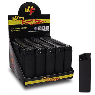 Wildfire - Wegwerp Piezo - Zwart Rubber - Display (50-stuks)