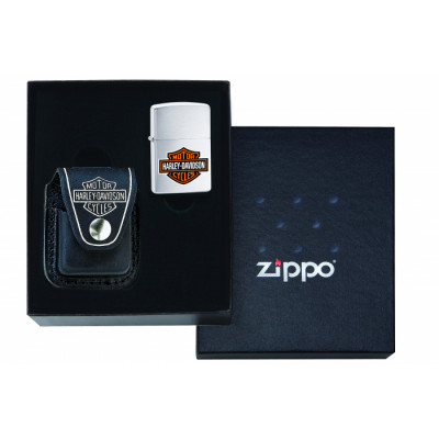 Zippo - Lighter Pouche (Etui) - Harley-Davidson - Gift-set (zonder aansteker)