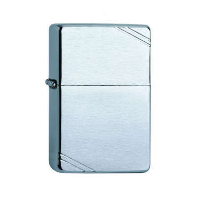 Zippo Regular - Vintage Chrome Brushed