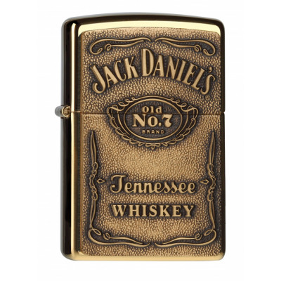 Zippo - Jack Daniel's Label Brass