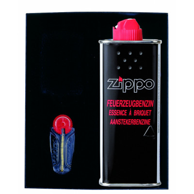 Zippo - Gift-Set - Aanstekerbenzine (125ml)  + Vuursteen