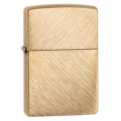 Zippo Regular - Herringbone Sweep Brass