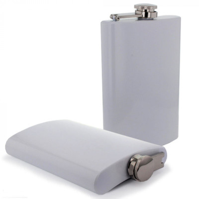 Bookwill - Drankflacon Large 8oz Lak wit