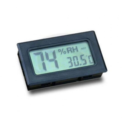 Bookwill - Digitale Hygro/Temperatuur meter - Zwart 60x35x15