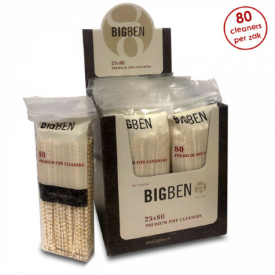 Big Ben - Pijpcleaners - 80 Stuks per zakje - Display (25-zakjes)