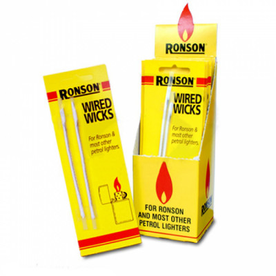 Ronson - Aansteker Lontjes - 2 Stuks per pakje - Display (12-pakjes)