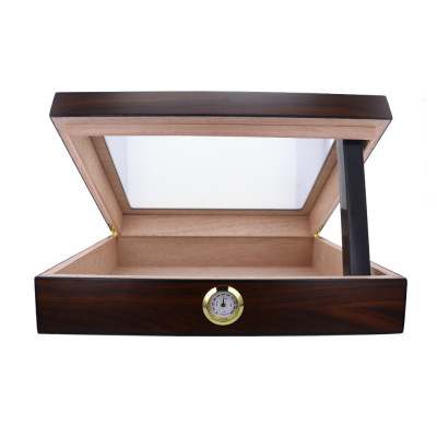 Humidor Bookwill Horeca Walnut / glas / 260x220x67mm