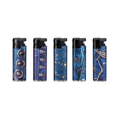 Lux - JetFlame aansteker - Jeans - Display (50-stuks)