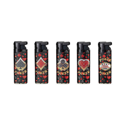 Lux - JetFlame aansteker - Poker - Display (50-stuks)