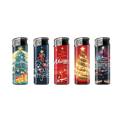 Lux - Wegwerp aansteker - Merry Christmas - Display (50-stuks)