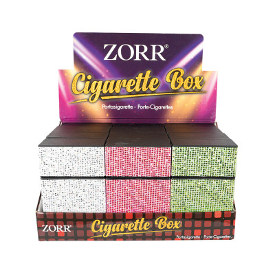 Zorr - Sigarettenbox - Glitter - Display (12-stuks)