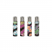 Clipper - Vuursteen aansteker - Dark Flowers - Display (48-stuks)